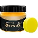 Natural Beeswax Wood Polish & Furniture Cleaner