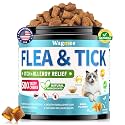 Natural Cat Flea Treatment Chewables, 500 Crunchy & Creamy Tasty Chews