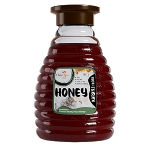 one bee organic karanjkaranj flora honey  natural flora honey - 280 gm