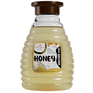 one bee organic mustard flora honey natural flora honey 280 gm