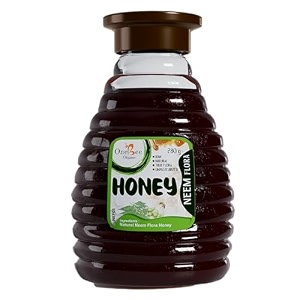 one bee organic  neemlimdo flora honeylimdo nu madh  natural flora honey - 280 gm
