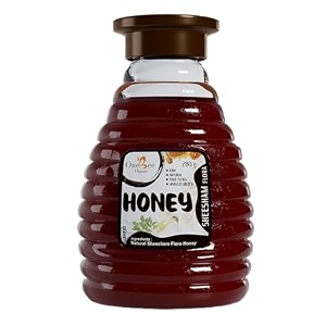 one bee organic  rosewoodsheesham flora honey  natural flora honey - 280 gm
