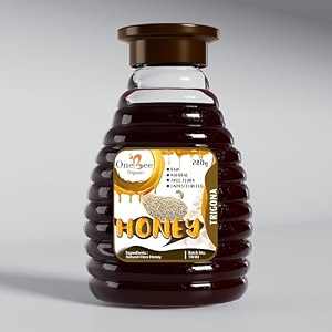one bee organic honey  stingless bees honeytrigona bees honey  100 pure natural and raw honey - 280 gm