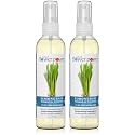 Natural Flower Power Air Freshener Spray - Odor Eliminator with Essential Oils for the Home, Car &amp; Fabric - Cruelty Free &amp; Vegan - Lemongrass - 2 x 4 oz