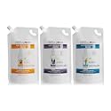 Natural Flower Power Air Freshener Spray Refills - Odor Eliminator w/Essential Oils - Home, Car &amp; Fabric - Cruelty Free &amp; Vegan - Variety Pack - Citrus &amp; Spice, Lavender, Lemongrass - 3 x 16 fl oz