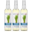 Natural Flower Power Air Freshener Spray | Lemongrass 4 Fl Oz | Pack of 3 | Scented w/ Pure Essential Oils | Non-Aerosol Plant-Based Odor Eliminator | Room, Linen, or Car Spray | Cruelty-Free &amp; Vegan