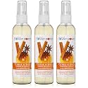 Natural Flower Power Air Freshener Spray - Odor Eliminator w/Essential Oils - Home, Car &amp; Fabric - Cruelty Free &amp; Vegan - 3 - Citrus &amp; Spice - 3 x 4 fl oz