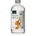 Natural Force Organic Pure C8 MCT Oil – Liquid MCT Oil in Glass Bottle Container – Concentrated Caprylic Acid – Keto, Paleo, Kosher, Vegan & Non-GMO – Lab Tested for Quality and Purity, 16 Ounce