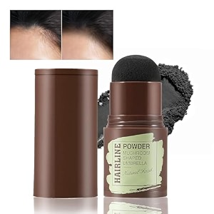 natural hairline hair shading sponge pen hairline shadow powder stick quick root touch-up eyebrow stamp root cover up hairline black root touchup black stick