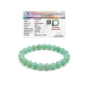 natural healing lab certified 8mm crystal bracelet for unisex adult  ideal for calmness spiritual growth money magnet wealth success luck and stress relief
