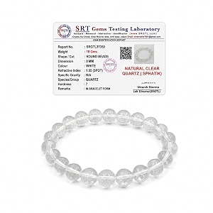 natural healing lab certified 8mm crystal bracelet for unisex adult  ideal for calmness spiritual growth money magnet wealth success luck and stress relief