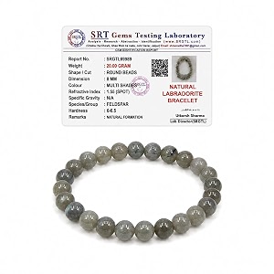 natural healing lab certified 8mm crystal bracelet for unisex adult  ideal for calmness spiritual growth money magnet wealth success luck and stress relief