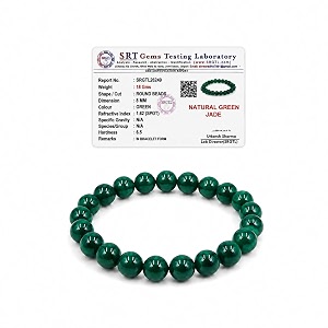 natural healing lab certified 8mm crystal bracelet for unisex adult  ideal for calmness spiritual growth money magnet wealth success luck and stress relief