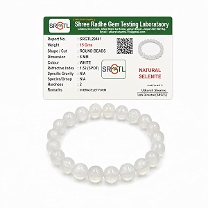natural healing lab certified 8mm crystal bracelet for unisex adult  ideal for calmness spiritual growth money magnet wealth success luck and stress relief
