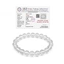 Natural Healing Lab Certified 8MM Crystal Bracelet for Unisex Adult | Ideal for Calmness, Spiritual Growth, Money Magnet, Wealth, Success, Luck, and Stress Relief