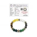 Natural Healing Lab Certified 8MM Crystal Bracelet for Unisex Adult | Ideal for Calmness, Spiritual Growth, Money Magnet, Wealth, Success, Luck, and Stress Relief