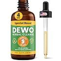 Natural Intestinal Defense for Dogs, Herbal Cleanse with Wormwood, Black Walnut - Digestive Support Promotes Gut Health &amp; Flora Balance, Advanced Broad Spectrum Formula - Made in The USA, 4oz