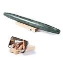 Natural Marble Rolling Pin for Baking, 15.6" Non-Stick Stone Dough Roller