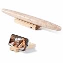 Natural Marble Rolling Pin for Baking, 15.6” Non-Stick Stone Dough Roller