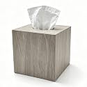 Natural Marble Square Tissue Box Holder Cover for Bathroom