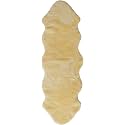 Natural Medical Sheepskin Pad, Non-Slip Back, Natural, 24 x 72 in, 1 Pack