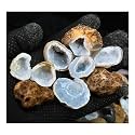 Natural Open Geodes Rainbow Quartz Random Pieces &amp; Bulk Wholesale Lots Crystal Single Small Geode Size 2x2 inch 30 Gram (30 Pieces Lot)