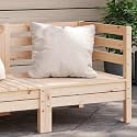 Natural Pine Solid Wood Modular Garden Sofa Set for Outdoor Patio and Balcony Seating with Weather-Resistant Rustic Finish and Durable Construction