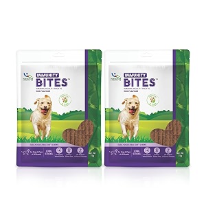 natural remedies immunity bites - 75 gm easily digestible healthy snack and training treats soft chews long sticks for dogs puppy of all life stages grain amp gluten free egg flavour - pack of 2
