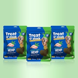 natural remedies treat o39clock hemp with chicken meat treats- 75 gm healthy night time food snacks chews sticks for dogs cats and pups of all breeds gluten free with tulsi pack of 3