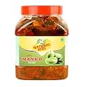 NATURAL RISE Homemade and Natural Dry Mango Pickle Aam Ka Achar (1 Kg)
