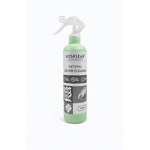 natural silver cleaner  500 ml i plant-based amp chemical-free i skin-friendly formula i removes tarnish amp stains naturally i restores silver shine i safe amp sustainable