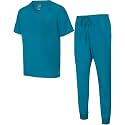 Natural Uniforms Mens Luxe Stretch Jogger Scrub Set