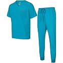Natural Uniforms Mens Luxe Stretch Jogger Scrub Set