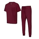 Natural Uniforms Mens Luxe Stretch Jogger Scrub Set