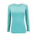 Natural Uniforms Women’s Long Sleeve Underscrub T-Shirt – Cotton Blend Scrub Base Layer for Nurses &amp; Medical Professionals