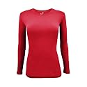 Natural Uniforms Women’s Long Sleeve Underscrub T-Shirt – Cotton Blend Scrub Base Layer for Nurses &amp; Medical Professionals