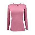 Natural Uniforms Women’s Long Sleeve Underscrub T-Shirt – Cotton Blend Scrub Base Layer for Nurses &amp; Medical Professionals
