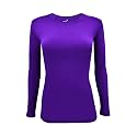 Natural Uniforms Women’s Long Sleeve Underscrub T-Shirt – Cotton Blend Scrub Base Layer for Nurses &amp; Medical Professionals