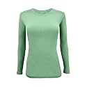 Natural Uniforms Women’s Long Sleeve Underscrub T-Shirt – Cotton Blend Scrub Base Layer for Nurses &amp; Medical Professionals