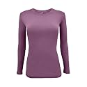 Natural Uniforms Women’s Long Sleeve Underscrub T-Shirt – Cotton Blend Scrub Base Layer for Nurses &amp; Medical Professionals