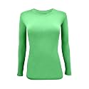 Natural Uniforms Women’s Long Sleeve Underscrub T-Shirt – Cotton Blend Scrub Base Layer for Nurses &amp; Medical Professionals