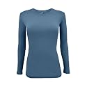 Natural Uniforms Women’s Long Sleeve Underscrub T-Shirt – Cotton Blend Scrub Base Layer for Nurses &amp; Medical Professionals