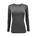 Natural Uniforms Women’s Long Sleeve Underscrub T-Shirt – Cotton Blend Scrub Base Layer for Nurses &amp; Medical Professionals