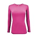 Natural Uniforms Women’s Long Sleeve Underscrub T-Shirt – Cotton Blend Scrub Base Layer for Nurses &amp; Medical Professionals