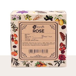 Naturalis Rose Soap - Handmade Cold-Pressed Rose
