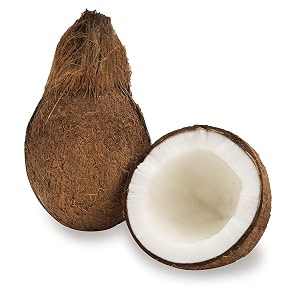 naturally grown fresh coconut medium 1 piece
