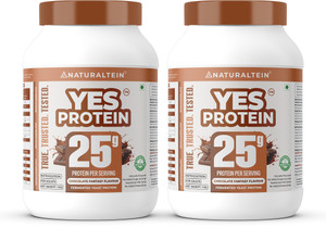 naturaltein fermented yeast protein powder  25g protein per scoop  vegan plant protein plant-based protein