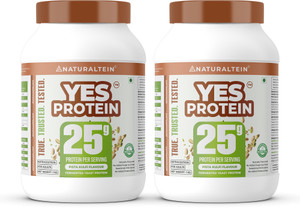 naturaltein fermented yeast protein powder  25g protein per scoop  vegan plant protein plant-based protein