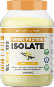 NATURALTEIN Natural Whey Protein Isolate. Naturally Flavoured