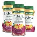 Nature's Bounty Probiotic Gummies, Immune Health & Digestive Balance, Pineapple, Raspberry and Orange Flavor Gummies, 60 Ct (Pack of 3)